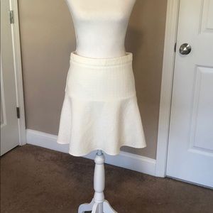 Ann Taylor Loft Winter White Skirt